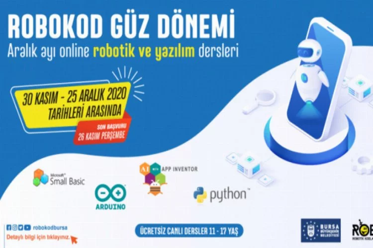 Bursa'da kodlamada online güz dönemi başlıyor