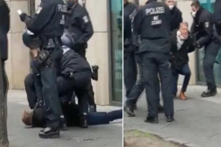 Almanya'da polis milletvekilini böyle gözaltına aldı