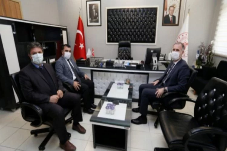 Bursa İnegöl Belediye Başkanı Taban'dan Başhekim Zengi'ye ziyaret