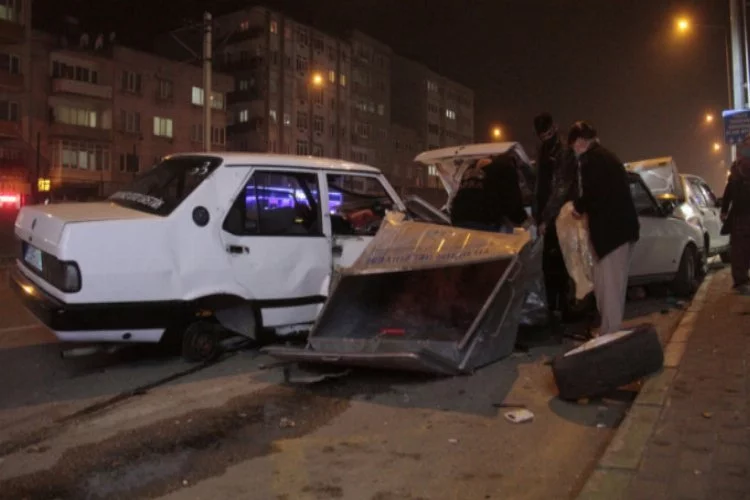 Bursa'da zincirleme trafik kazası!