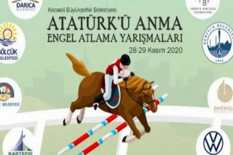 Atatürk'ü Anma Engel Atlama Yarışmalarına 60 sporcu katılacak