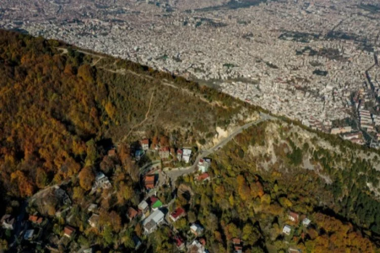 Bursa'da "Çalıkuşu'nun köyünde" sonbahar güzelliği
