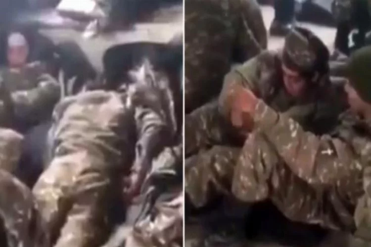 Ermenistan ordusunun içler acısı hali görüntülere yansıdı