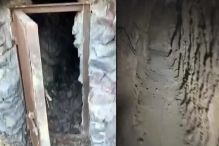 PKK'nın karargâhı olan 8 odalı mağara imha edildi!