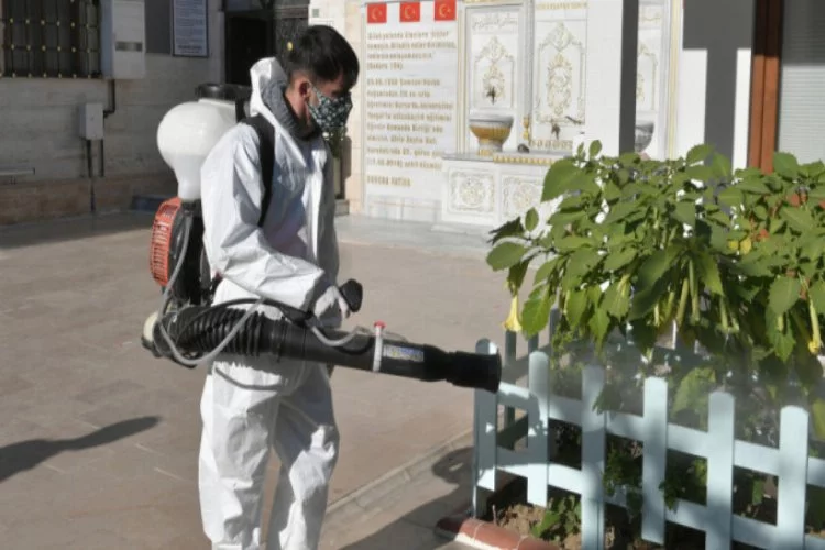 Bursa Osmangazi Belediyesi dezenfekte çalışmalarını sürdürüyor