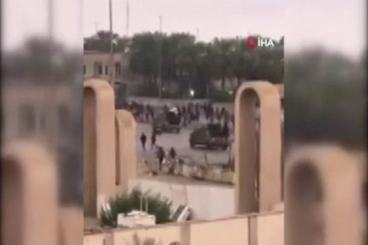 Irak'ta olaylı protesto: Ölüler var