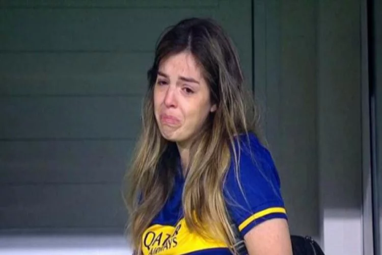 Maradona'nın kızı, gözyaşlarına hakim olamadı