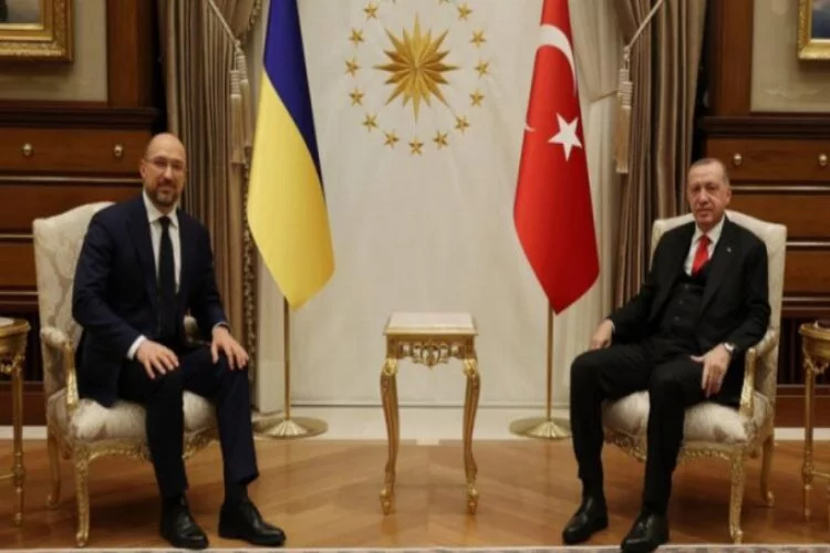 Erdoğan, Ukrayna Başbakanı Shmyhal'ı kabul etti