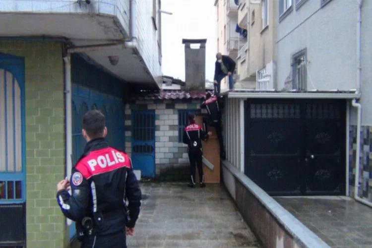 Hırsız ihbarı Bursa'da polisi alarma geçirdi!