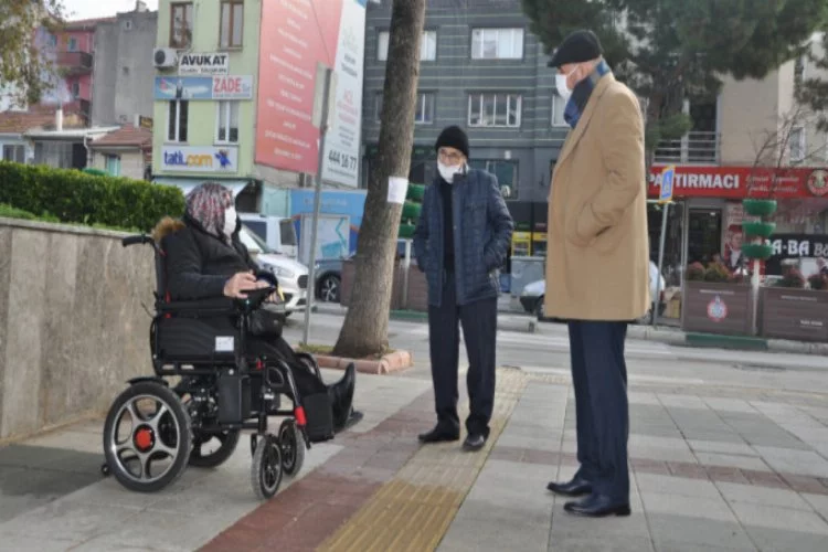 Bursa Orhangazi'de engelli şarj istasyonu yenilendi