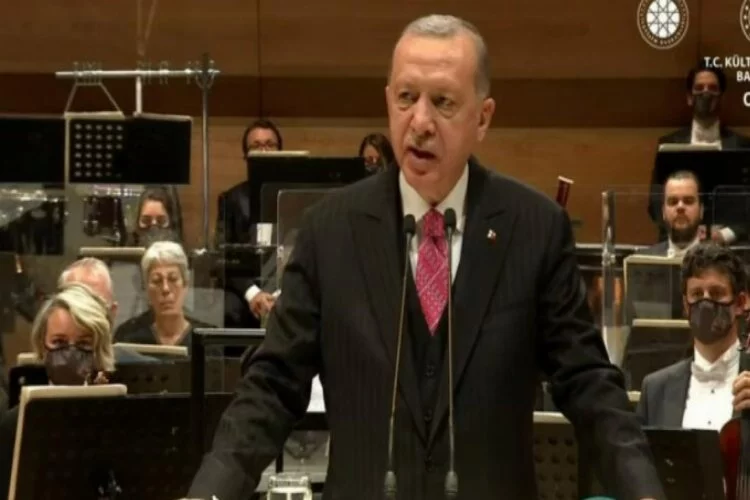 Yeni CSO binası açıldı! Erdoğan: Jakoben zihniyetten Türk müziği de payını aldı