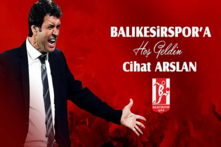Aydeniz Et Balıkesirspor teknik direktör Cihat Arslan'la sözleşme imzaladı