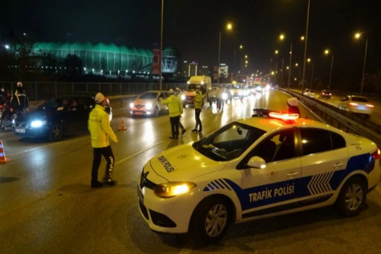 56 saatlik yasak başladı! Bursa polisinden geniş önlem
