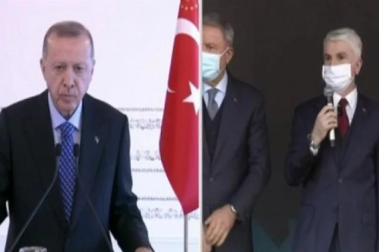 Erdoğan'ın da katıldığı teslim töreninde kriz: Hakkımızı helal etmiyoruz