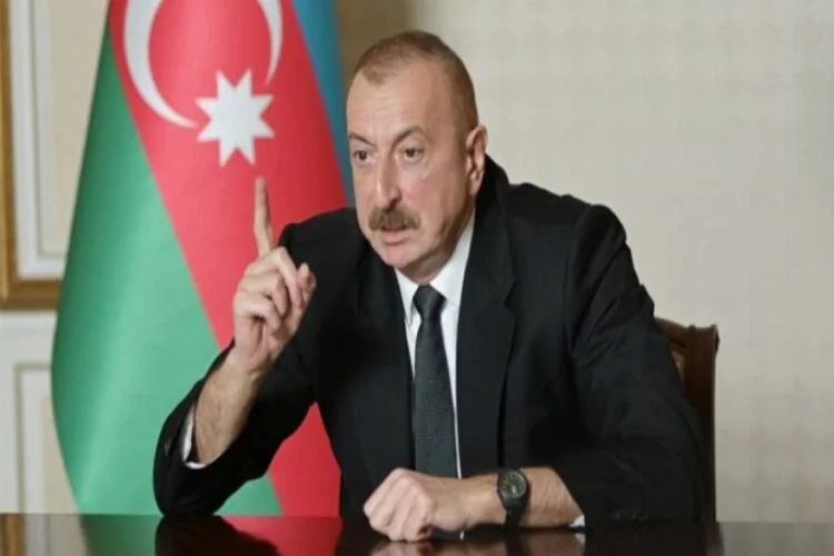 Aliyev'den yaptırım kararına tepki
