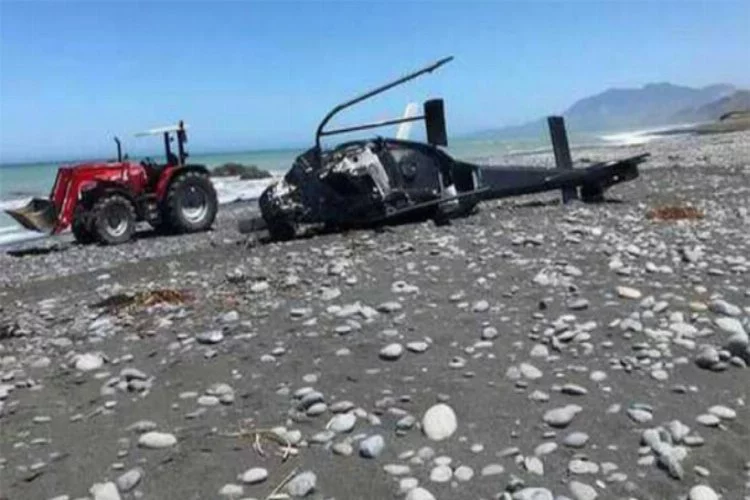Yeni Zelanda'da helikopter düştü