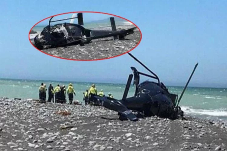 Yeni Zelanda'da helikopter düştü: Ölü ve yaralılar var