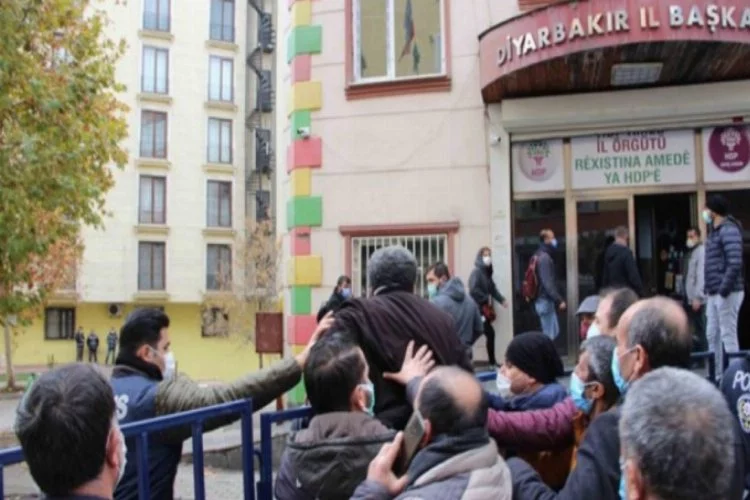HDP il binası önünde gerginlik