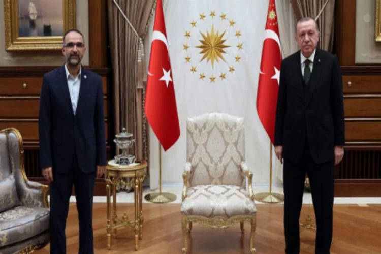 Erdoğan, HÜDA PAR Genel Başkanı Sağlam'ı kabul etti