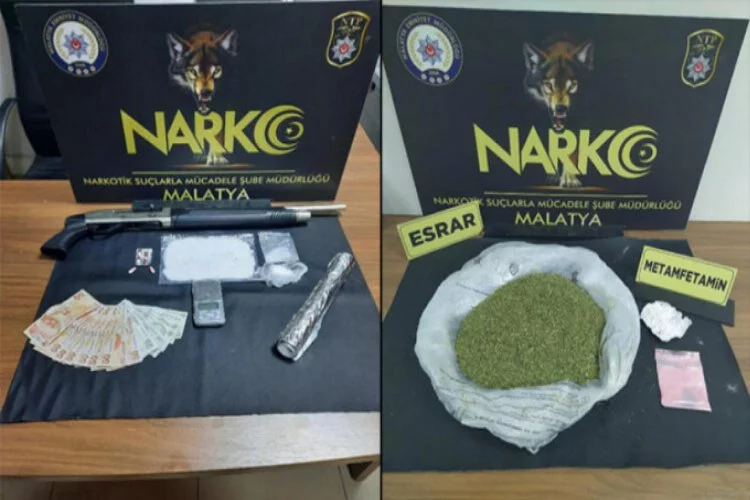 Malatya'da uyuşturucu operasyonu: 5 gözaltı