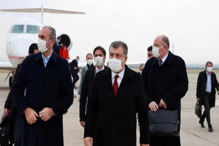 Sağlık Bakanı Koca ve Adalet Bakanı Gül, Gaziantep'e vardı