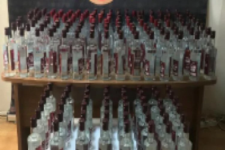 Malatya'da 125 litre sahte içki ele geçirildi