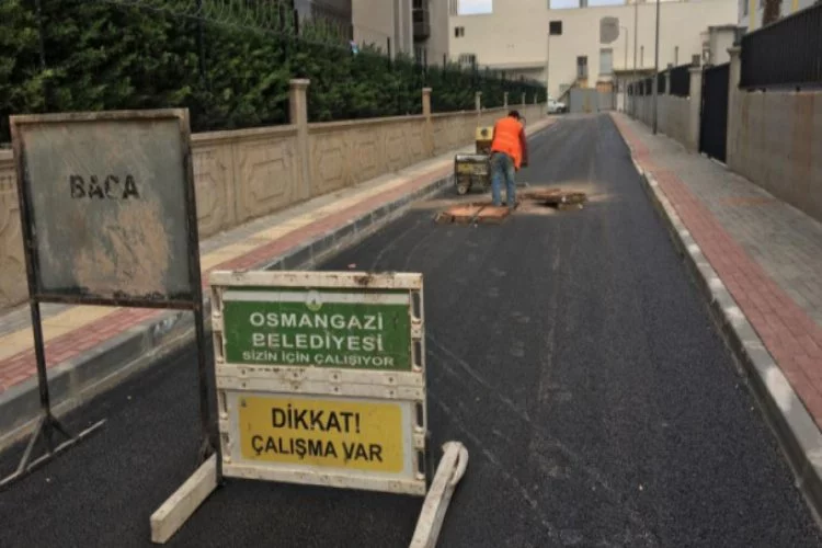 Bursa'da  Panayır sokakları yenilendi