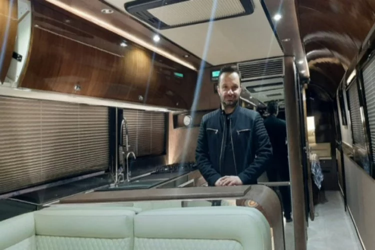 Bursa'nın en dikkat çeken otobüs karavanı: Türkiye'de ilk ve tek... (ÖZEL HABER)
