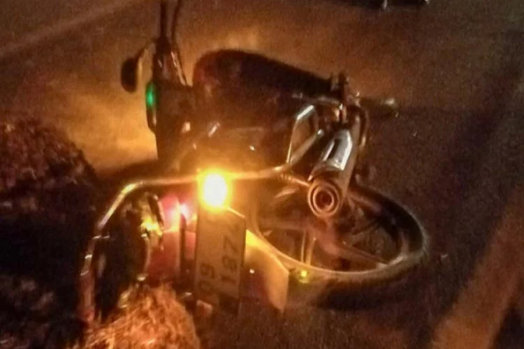Aydın'da devrilen motosikletin sürücüsü ağır yaralandı