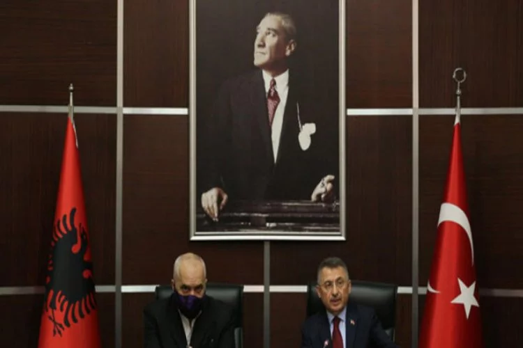Fuat Oktay, Arnavutluk Başbakanı ile SSB'yi ziyaret etti