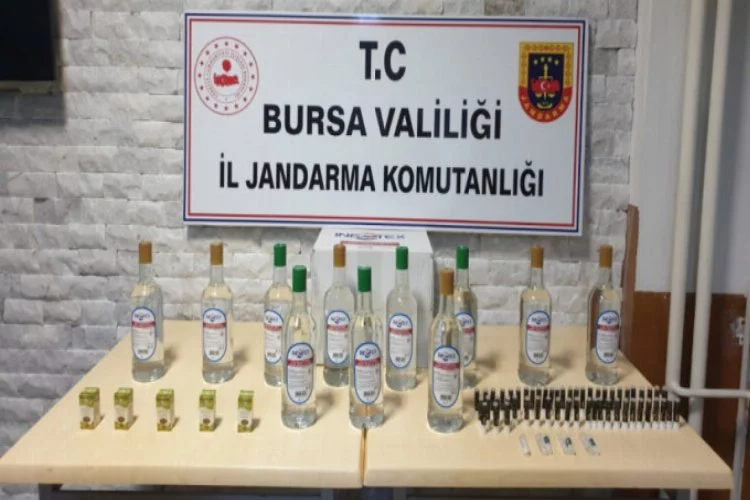 Bursa'da sahte içki satan kişi gözaltına alındı!