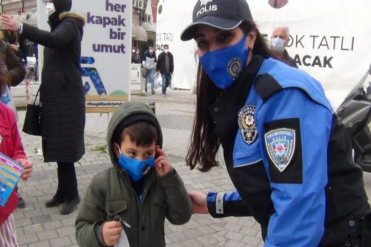 Bursa'da Toplum Destekli Polislik Büro Amirliğinden anlamlı hareket