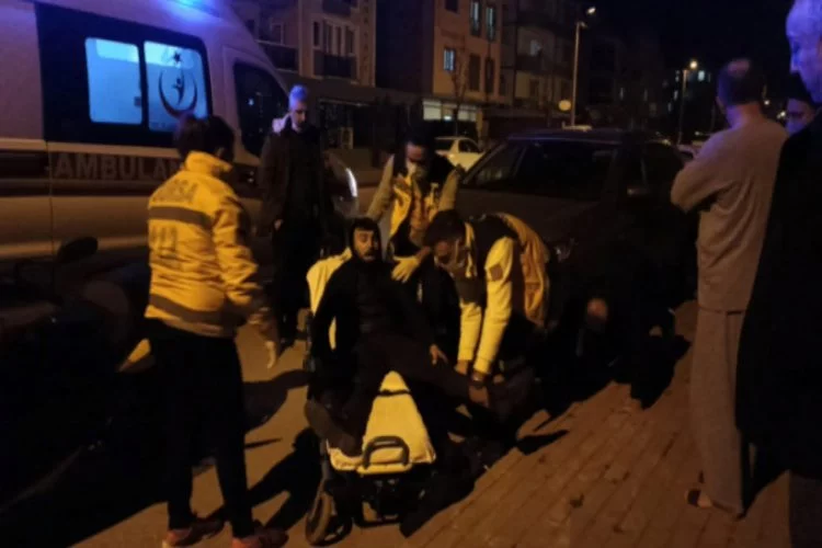 Bursa'da polisten kaçan motosikletli kaza yaptı, üzerinden uyuşturucu ve tabanca çıktı!