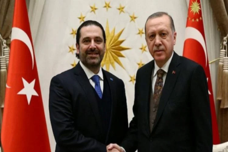 Erdoğan, Hariri'yi kabul etti