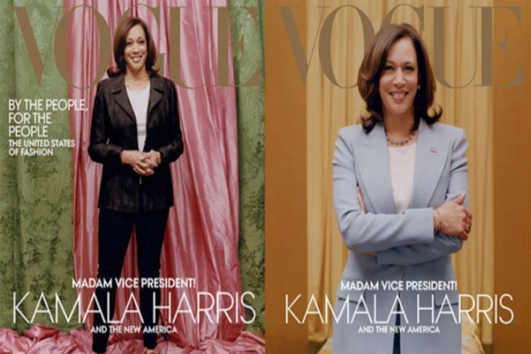 ABD'nin ünlü moda dergisi Vogue'a 'Kamala Harris' tepkisi