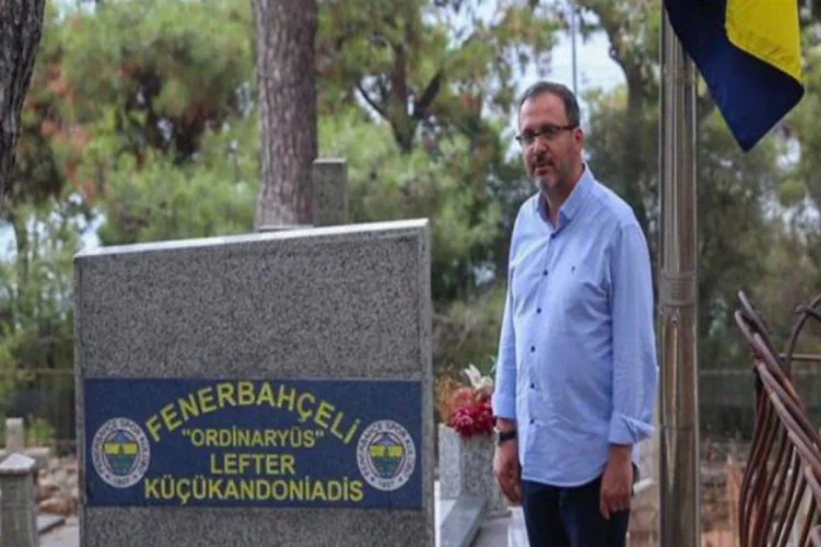 Bakan Kasapoğlu, Lefter Küçükandonyadis'i andı