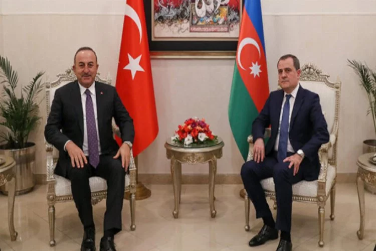 Çavuşoğlu, Azerbaycanlı mevkidaşı Bayramov'la görüştü