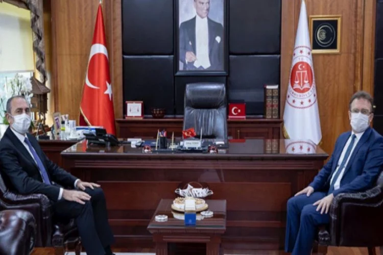 Bakan Gül'den  İstanbul Cumhuriyet Başsavcısı'na ziyaret