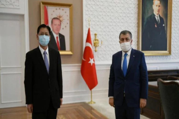 Sağlık Bakanı Koca, Çin'in Ankara Büyükelçisi ile görüştü