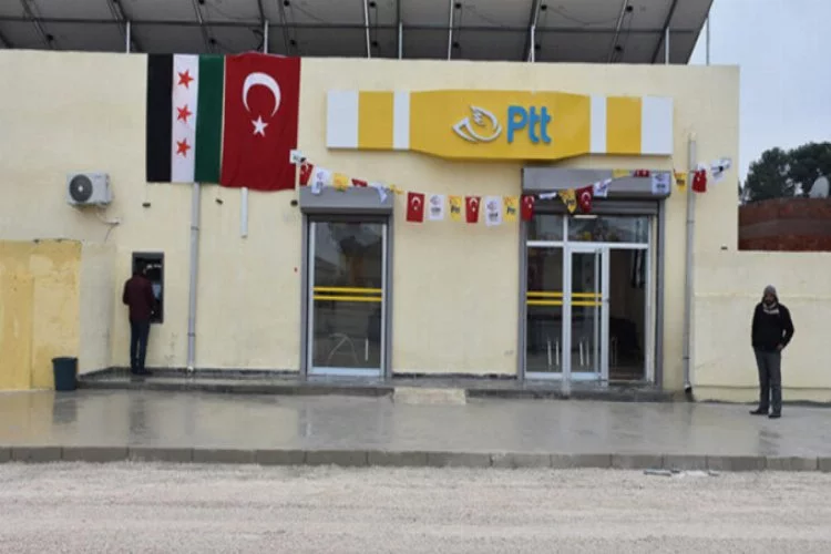 Barış Pınar Harekatı bölgesinde PTT şubesi açıldı