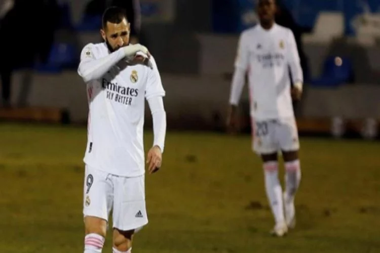 Real Madrid, Alcoyano'ya 2-1 yenilerek kupadan elendi