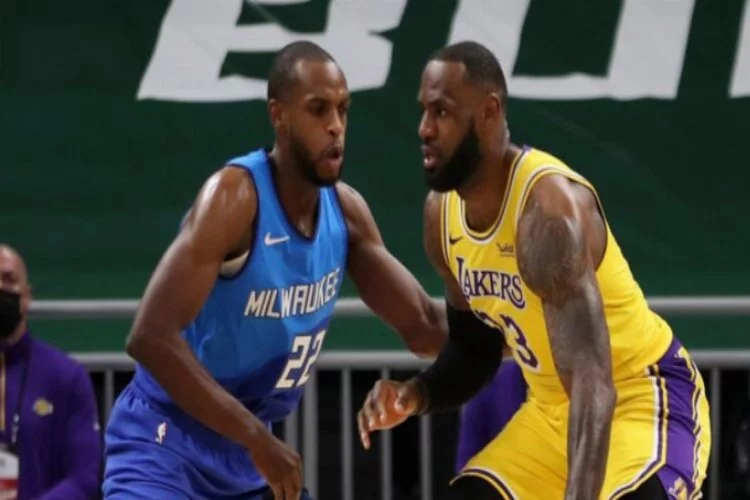 Lakers, LeBron James'le Bucks'ı devirdi!