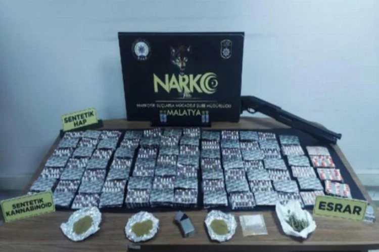 Malatya'da uyuşturucuya 13 tutuklama