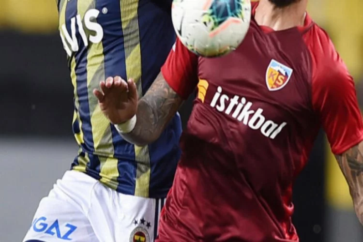 Fenerbahçe ile Kayserispor, ligde 49. kez karşı karşıya