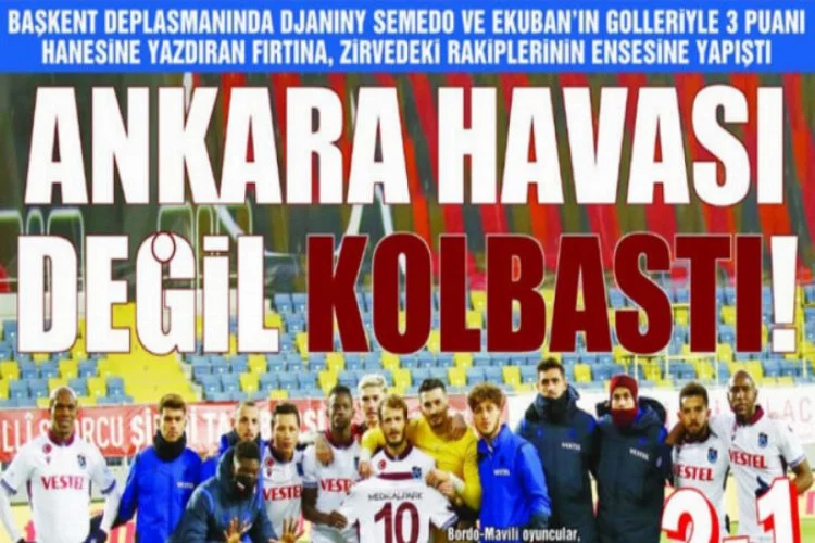 Yerel basından Trabzonspor'a övgü