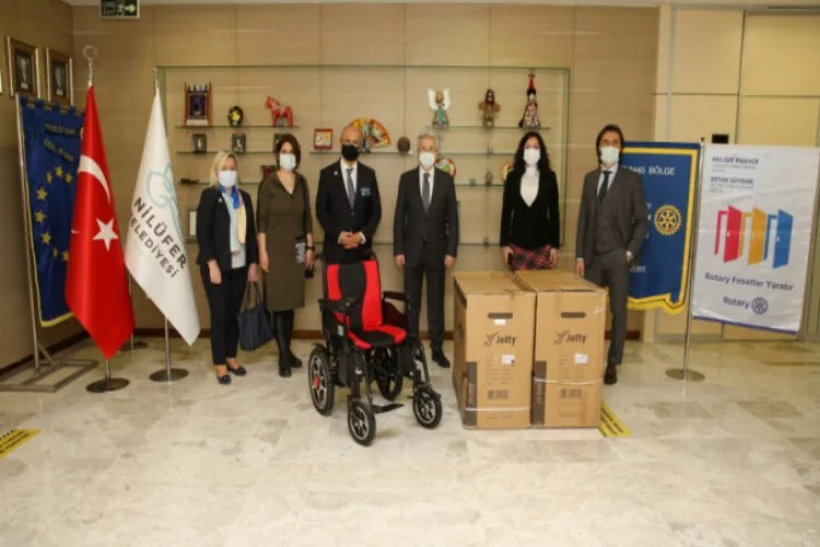 Bursa'da Gökdere Rotary Kulübü'nden anlamlı bağış
