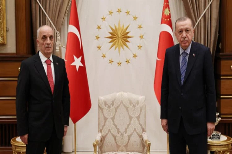 Erdoğan, Türk-İş Genel Başkanı Atalay'ı kabul etti
