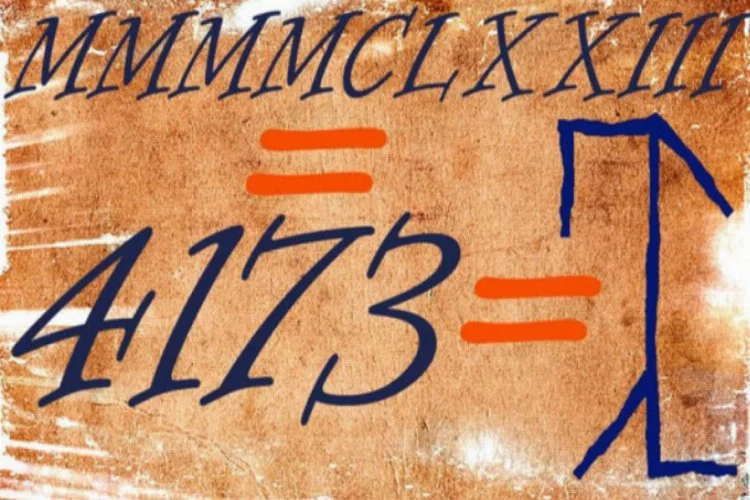 Avrupa'da yüzyıllarca kullanılıp unutulan sayı sistemi