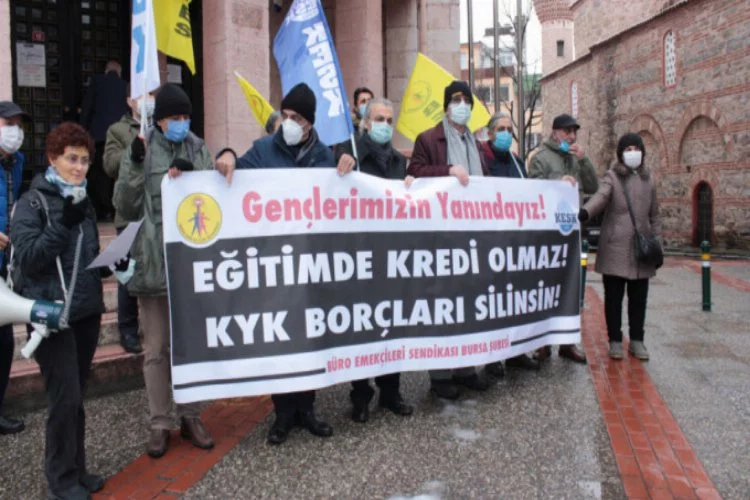 Bursa'da BES'ten 'KYK ve GSS borçları silinsin' talebi!