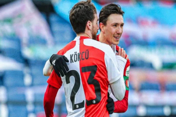 Orkun Kökçü'nün gol attığı maçta Feyenoord, Willem'i farklı yendi
